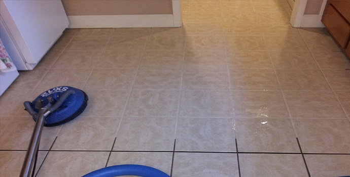 Deep tile and grout cleaning
