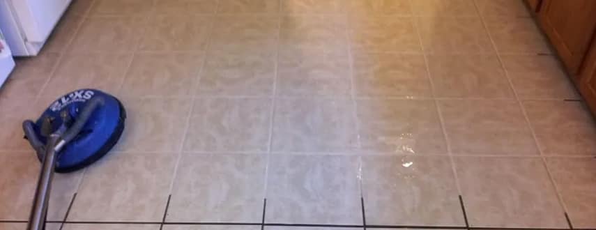 bathroom tile cleaning